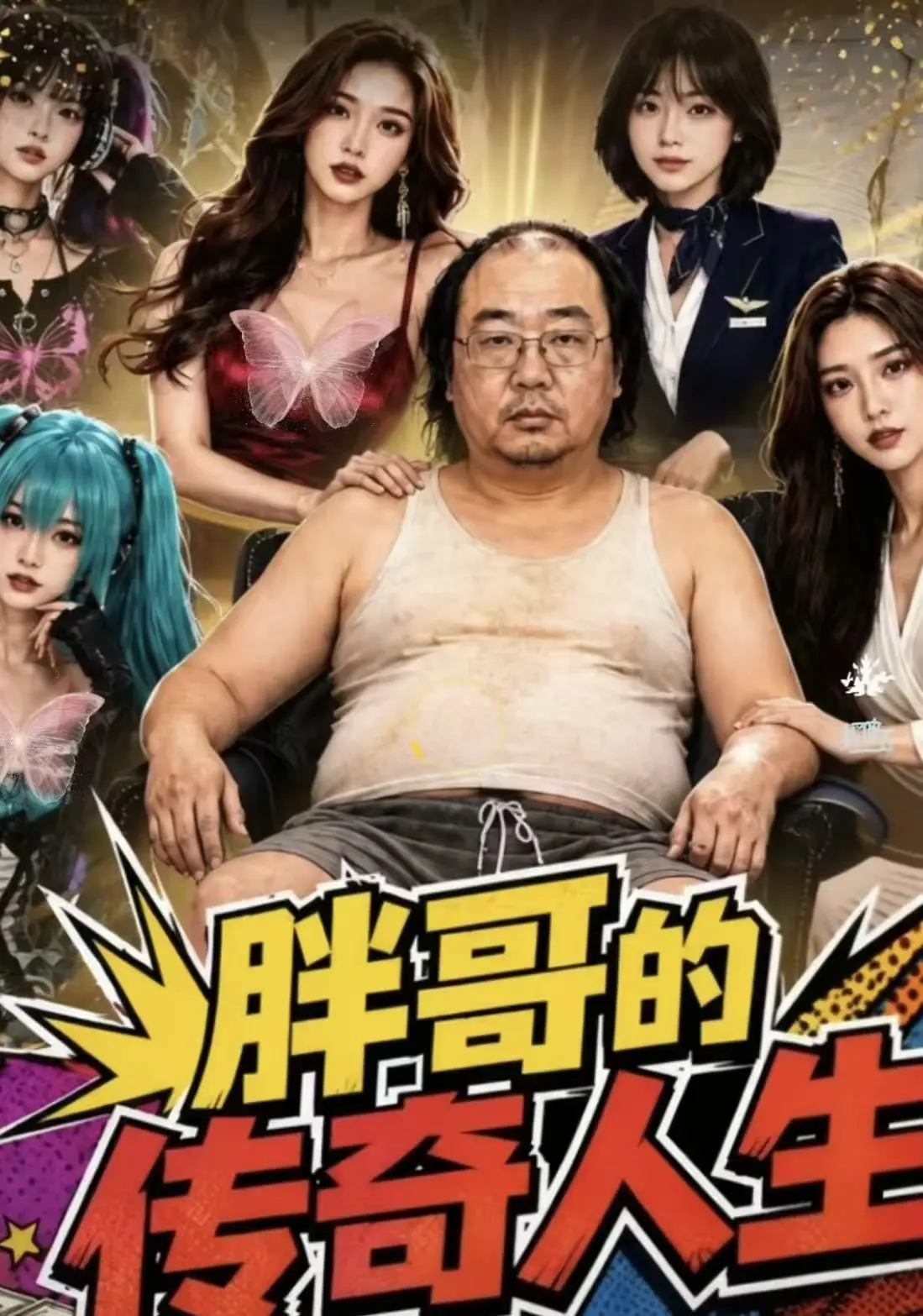 《胖哥的传奇人生》全集无广告免费在线观看-黄果魔改AI短剧胖哥的传奇人生夸克迅雷百度云网盘资源-这波逆袭太解气